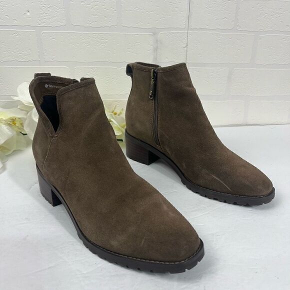 Blondo Womens Samara Boot Size 7.5 Dark Taupe Water proof Ankle boots - Picture 1 of 14